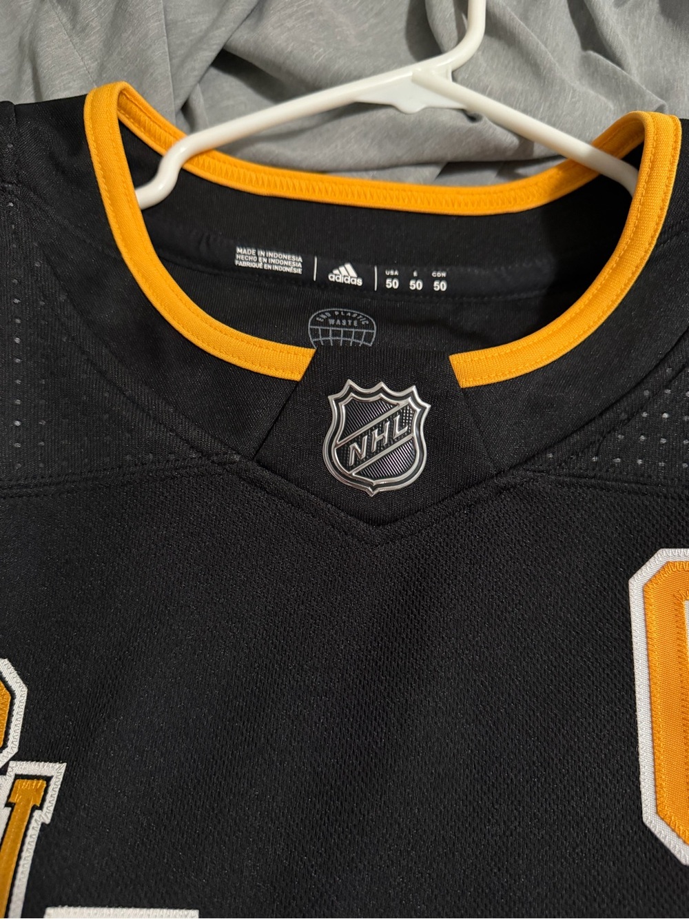 adidas Pittsburgh Penguins Sidney Crosby retro jersey sz 50 - Picture 4 of 7